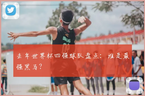 去年世界杯四强球队盘点:谁是最强黑马?