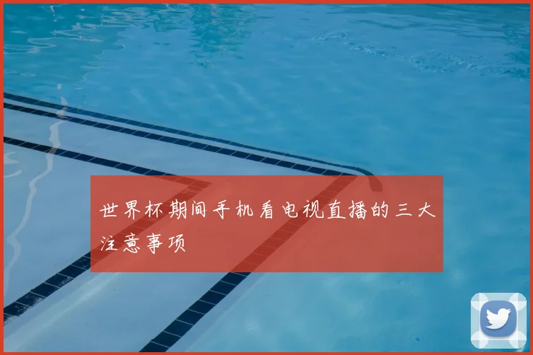 世界杯期间手机看电视直播的三大注意事项